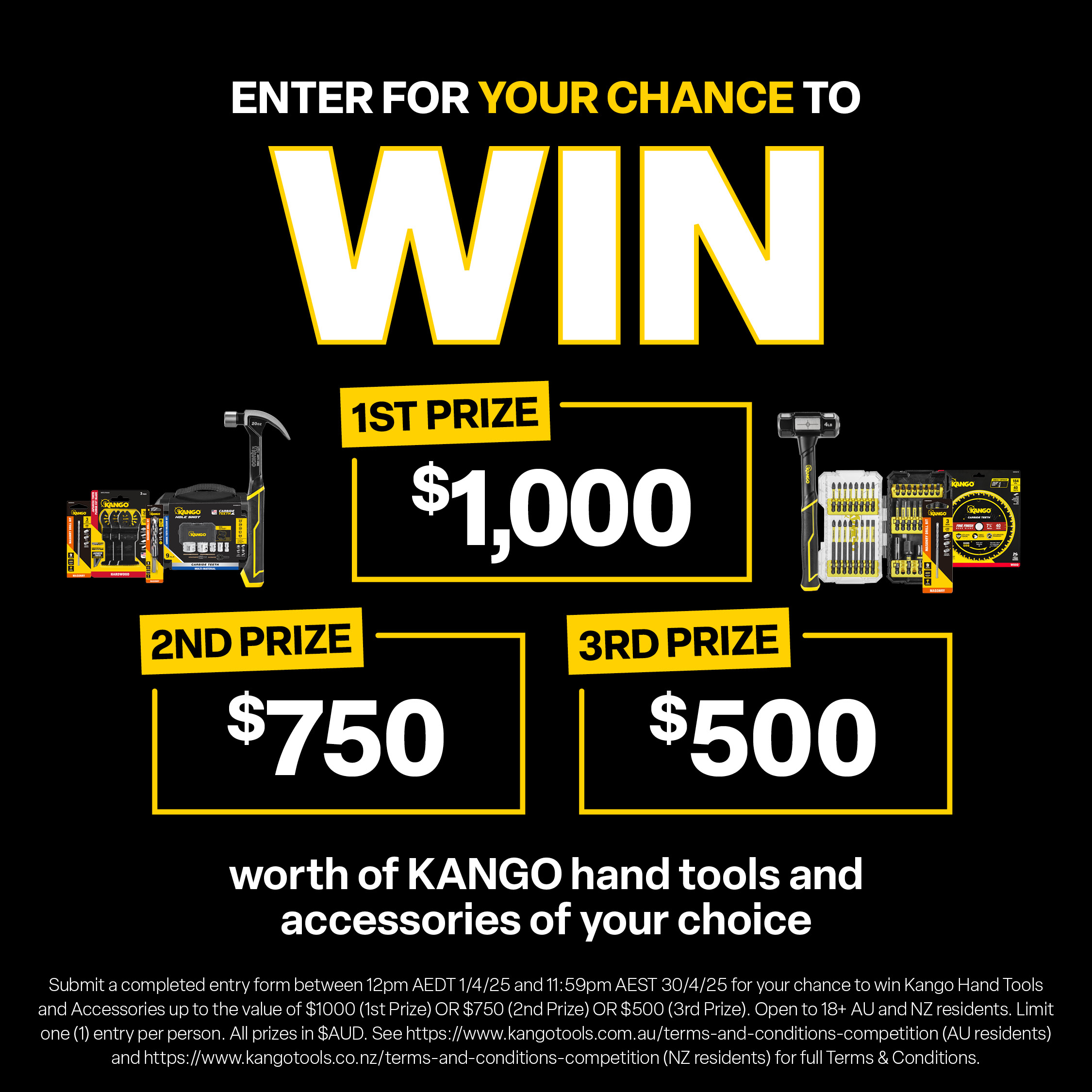 Kango April 25 Competition